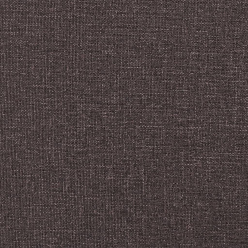 3-seater sofa in dark brown fabric