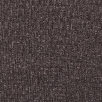 3-seater sofa in dark brown fabric