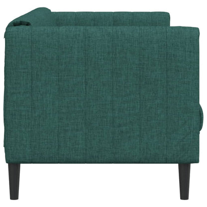 3-seater sofa in dark green fabric