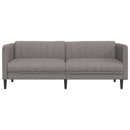 3-seater sofa in grey-brown fabric