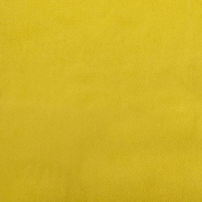 Armchair with yellow velvet cushion