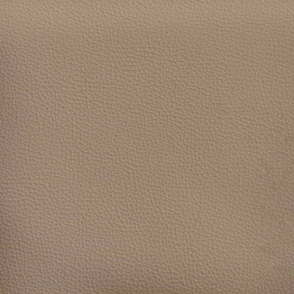 Sofá chesterfield couro artificial cappuccino