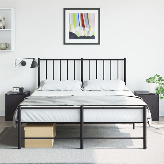 Mesas de cabeceira 2 pcs 34,5x39x44 cm aço preto