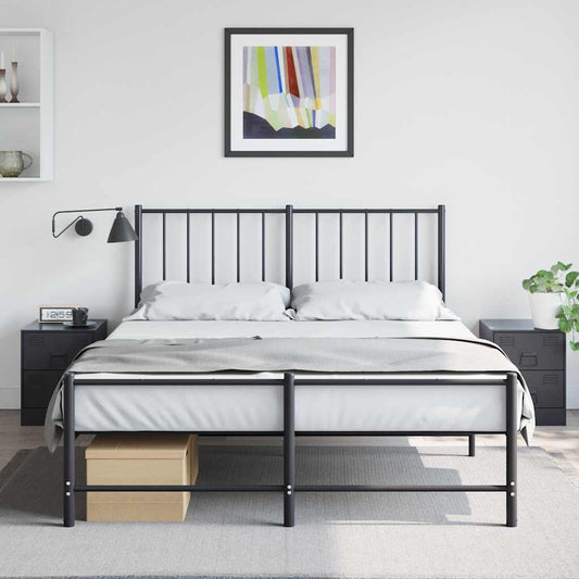 Mesas de cabeceira 2 pcs 34,5x39x44 cm aço preto