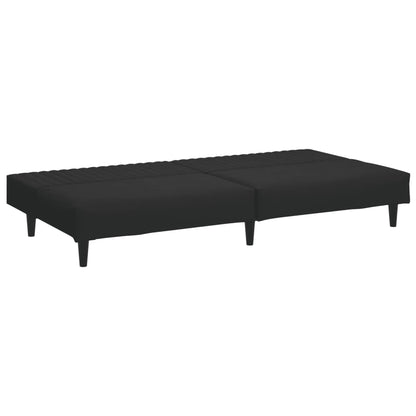 2 pcs conjunto de sofás veludo preto