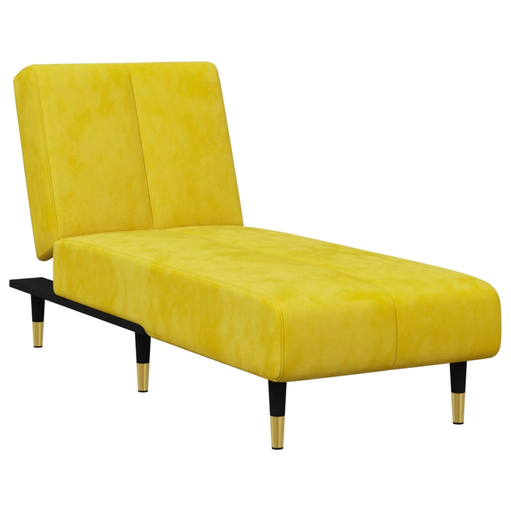 2 pcs conjunto de sofás veludo amarelo
