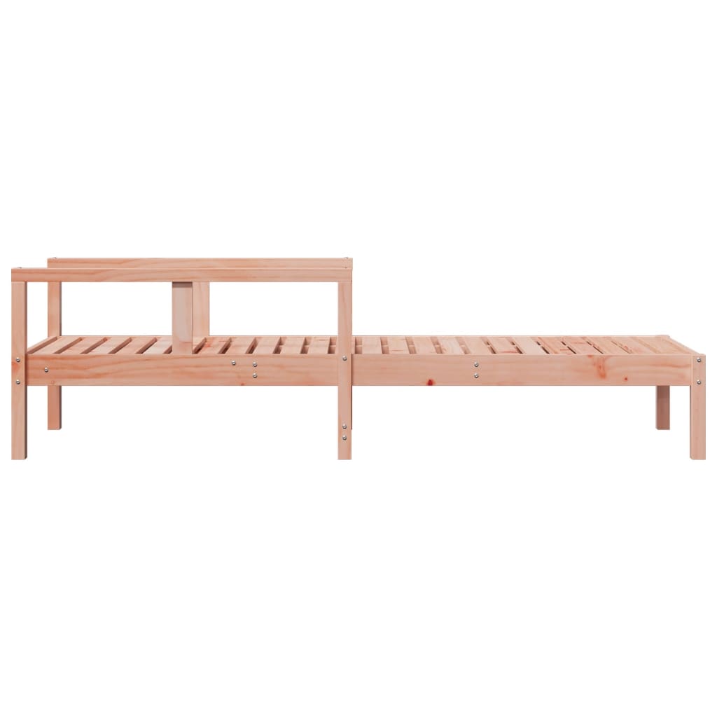 Sun lounger 199.5x62x55 cm solid douglas wood