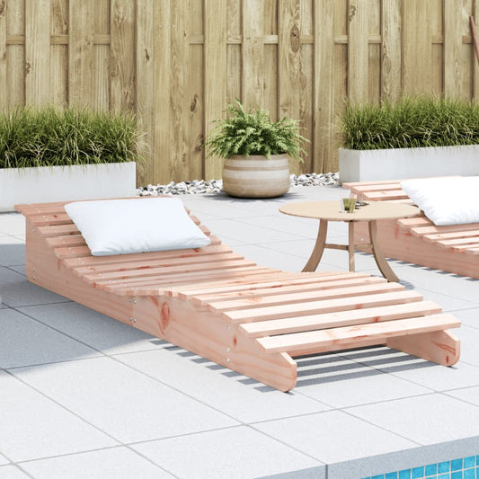 Sun lounger 205x60x31.5 cm solid douglas wood