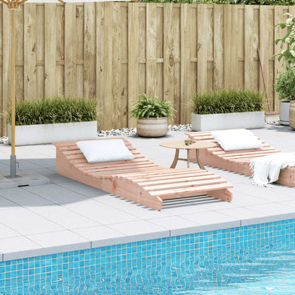 Sun lounger 205x80x31.5 cm solid douglas wood