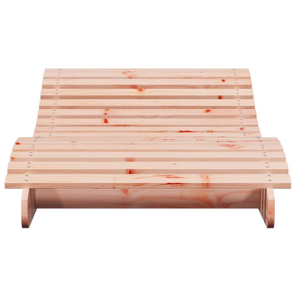 Sun lounger 205x80x31.5 cm solid douglas wood