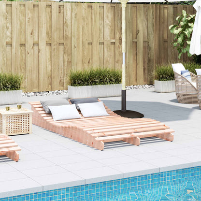 Sun lounger 205x110x31.5 cm solid douglas wood
