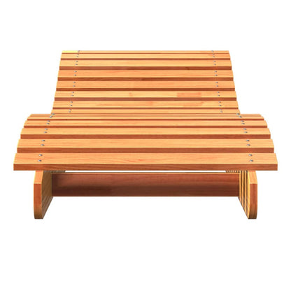 Sun loungers 2 pcs 205x60x31.5 cm solid pine honey brown
