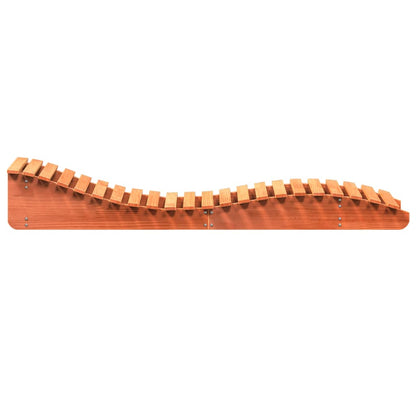 Sun loungers 2 pcs 205x60x31.5 cm solid pine honey brown
