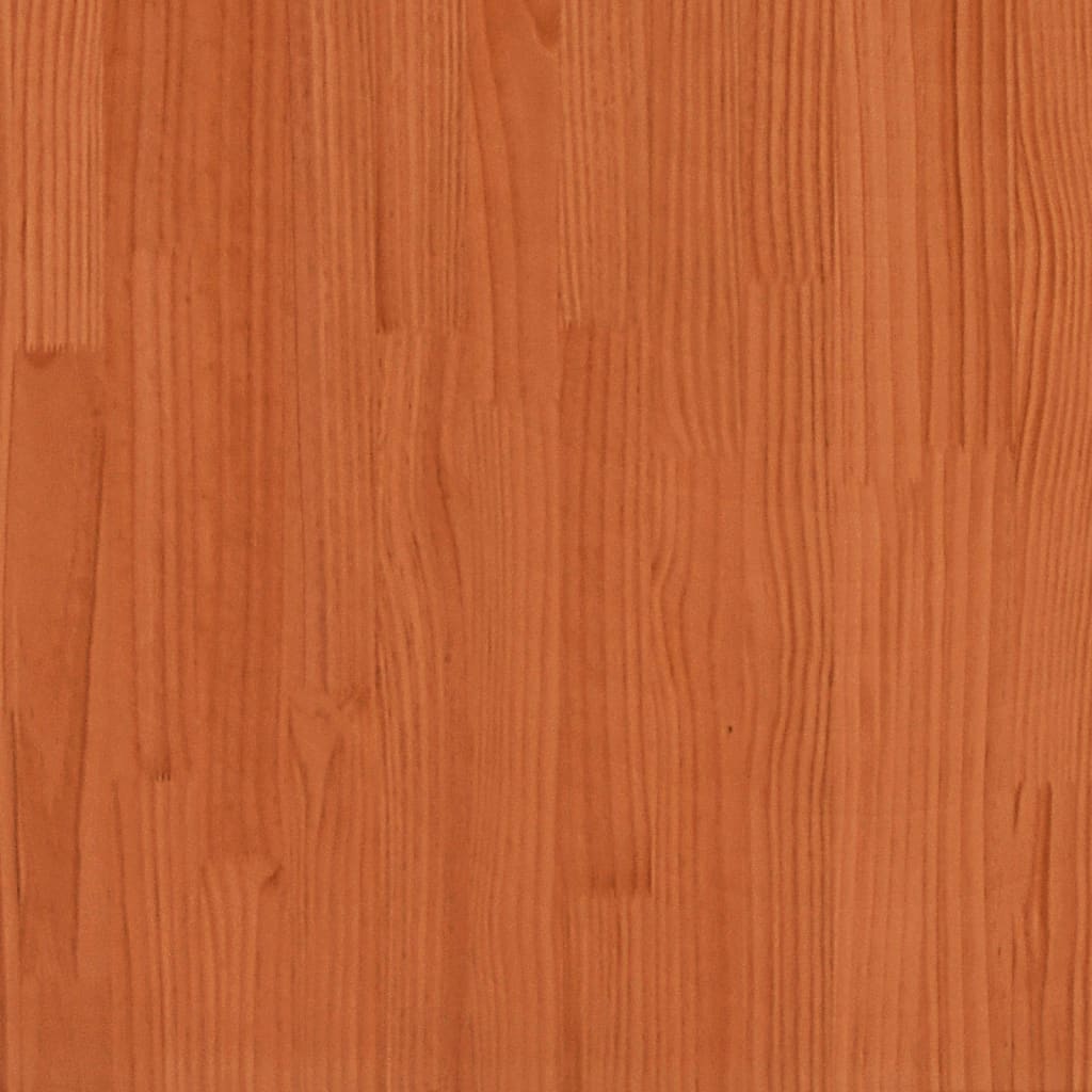Sun lounger 205x80x31.5 cm solid pine honey brown