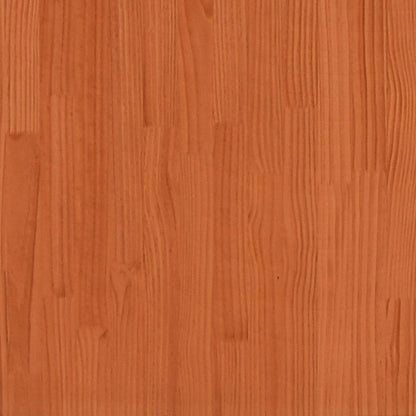 Sun lounger 205x80x31.5 cm solid pine honey brown