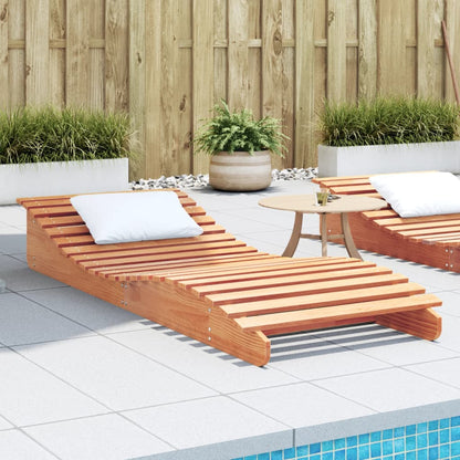 Sun lounger 205x80x31.5 cm solid pine honey brown