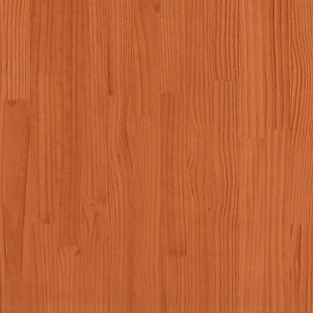 5pcs conj. lounge jardim + almofadões pinho maciço castanho-mel