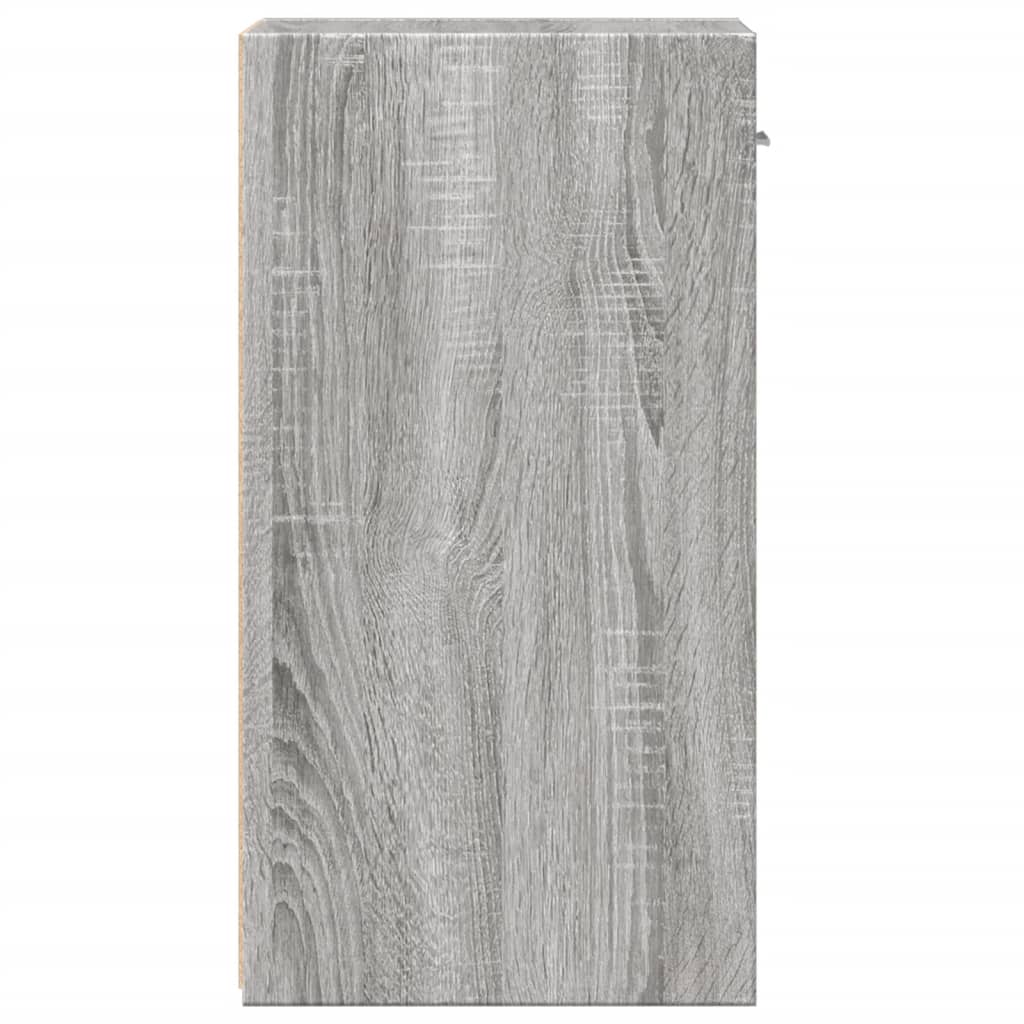 Mesas cabeceira 2pcs 35x34x65 cm derivados madeira cinza sonoma
