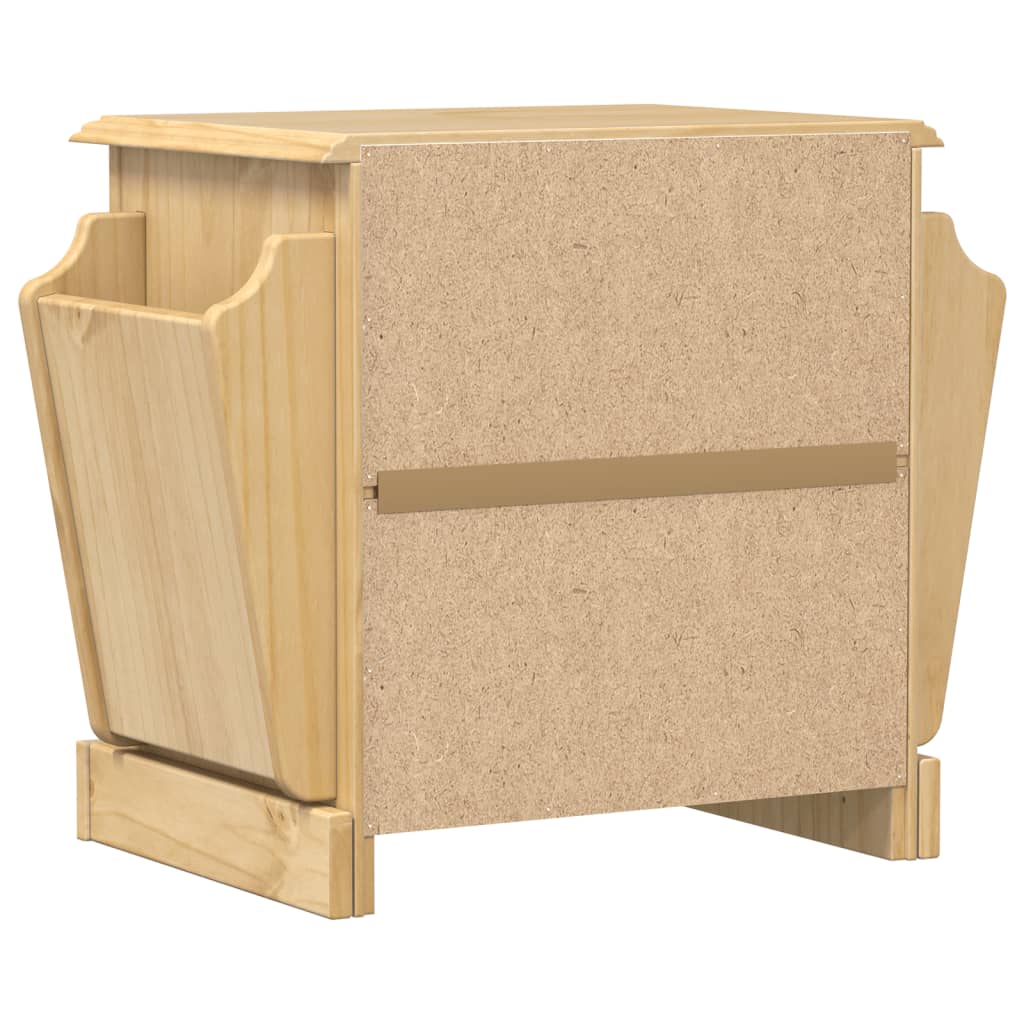 Corona bedside table 45x35x47.5 cm solid pine wood