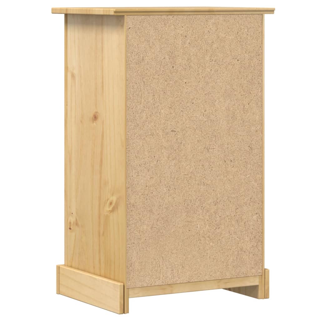 Corona bedside table 53x39x84 cm solid pine wood