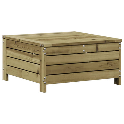 8 pcs conjunto lounge de jardim c/ almofadões pinho impregnado