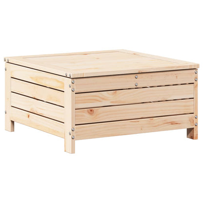 7 pcs conjunto lounge de jardim pinho maciço