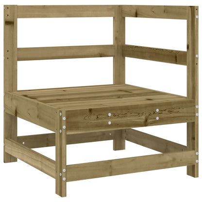 10 pcs conjunto de sofás de jardim madeira de pinho impregnada