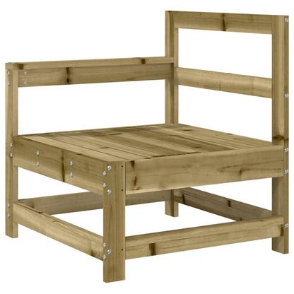 10 pcs conjunto de sofás de jardim madeira de pinho impregnada