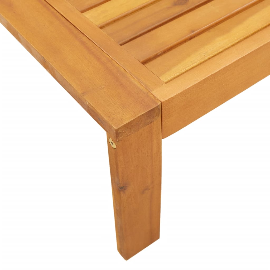 10 pcs conjunto de sofás de jardim com almofadões acácia maciça