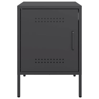 Mesa de cabeceira 36x39x50,5 cm aço preto