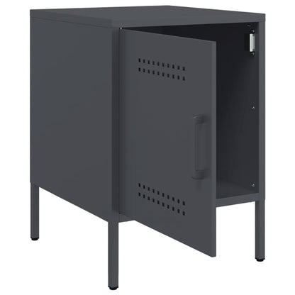 Mesa de cabeceira 36x39x50,5 cm aço antracite