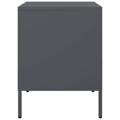 Mesa de cabeceira 36x39x50,5 cm aço antracite