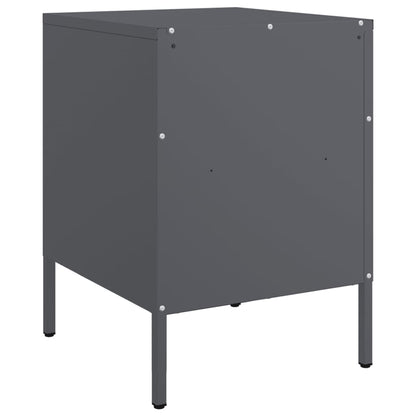 Mesa de cabeceira 36x39x50,5 cm aço antracite