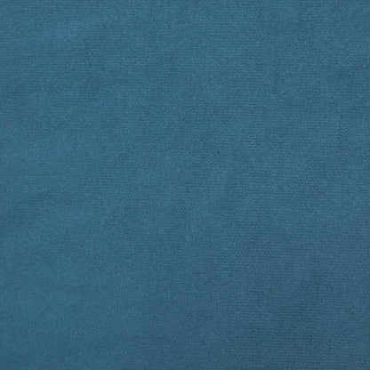 Sofá-cama 2 lugares c/ apoio de pés veludo azul