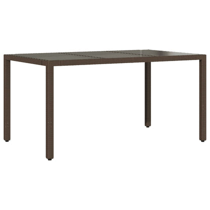 7 pcs conjunto jantar p/ jardim c/ almofadões vime PE castanho