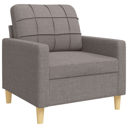 4 pcs conjunto de sofás c/ almofadas/apoio pés tecido