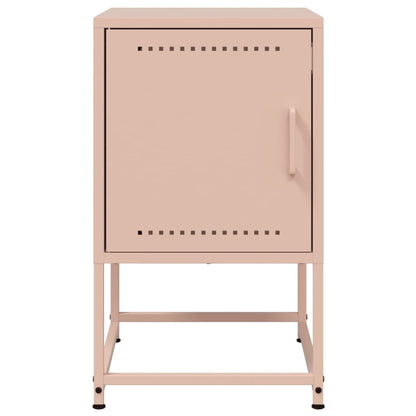 Mesa de cabeceira 36x39x60,5 cm aço rosa