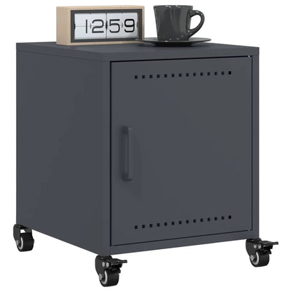 Mesa de cabeceira 36x39x43,5 cm aço antracite