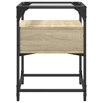 Bedside table 40x40x55 cm wood derivatives Sonoma oak