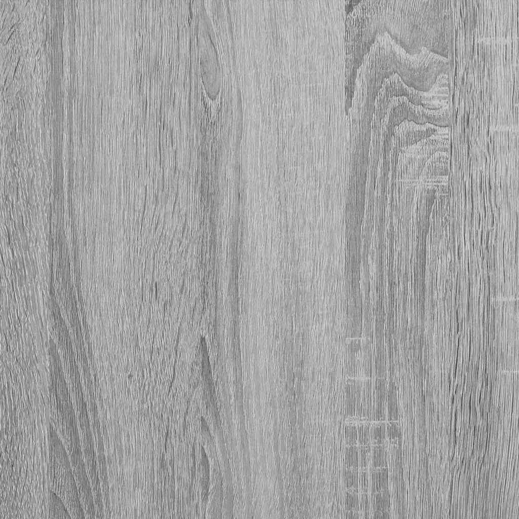 Mesa de cabeceira 40x40x55 cm derivados madeira cinzento sonoma