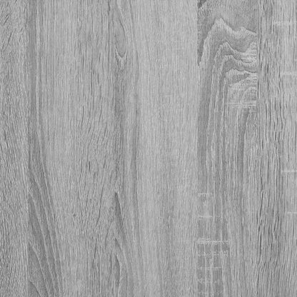 Mesa de cabeceira 40x40x55 cm derivados madeira cinzento sonoma