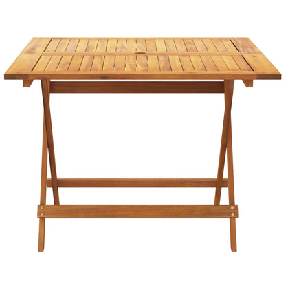 5pcs garden dining set fabric/solid wood blue and white