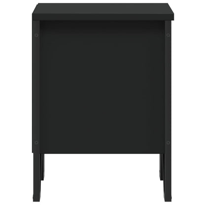 Mesa de cabeceira 40x30x40 cm contraplacado preto