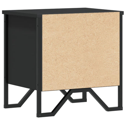 Mesa de cabeceira 40x30x40 cm contraplacado preto