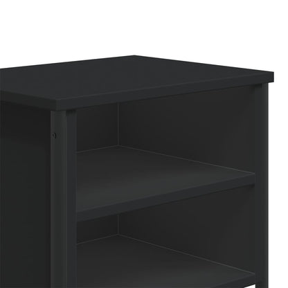 Mesa de cabeceira 40x30x40 cm contraplacado preto