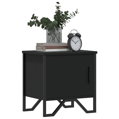 Mesa de cabeceira 40x30x40 cm contraplacado preto
