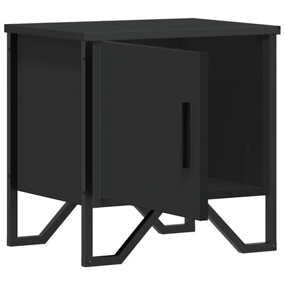 Mesa de cabeceira 40x30x40 cm contraplacado preto