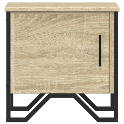 Mesa de cabeceira 40x30x40 cm contraplacado carvalho sonoma