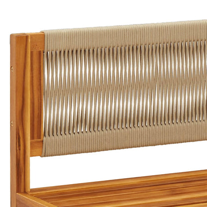 10 pcs conjunto de sofás de jardim com almofadões acácia maciça