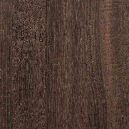 Bedside table 40x31x50 cm derived from brown oak wood